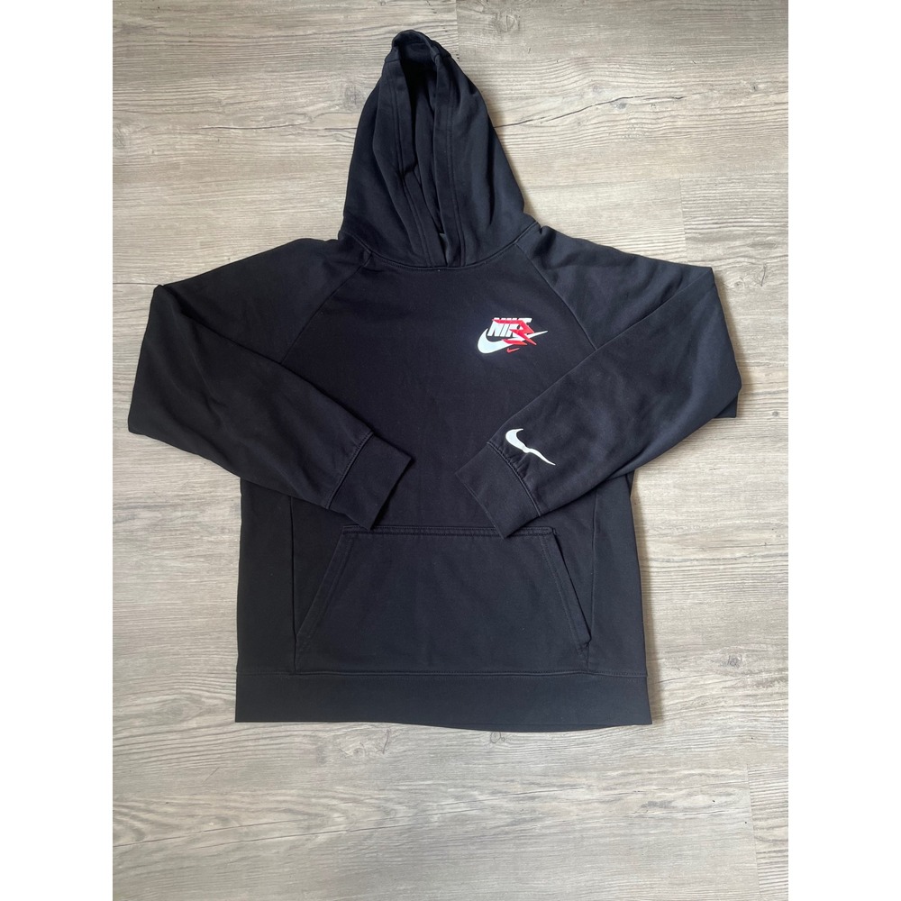 Nike 3Brand Boys Hooded Sweatshirt Black Size XL